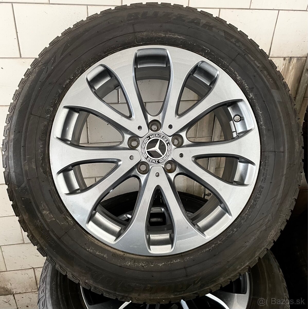 5x112 R18 8J ET38 Mercedes GLC 235/60 R18 Bridgestone