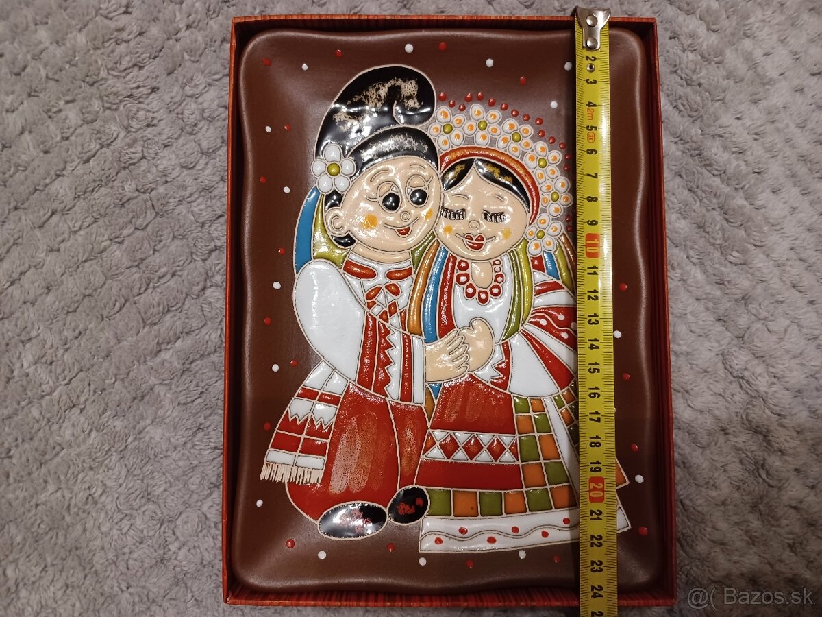 Keramika - obraz ludovy motiv