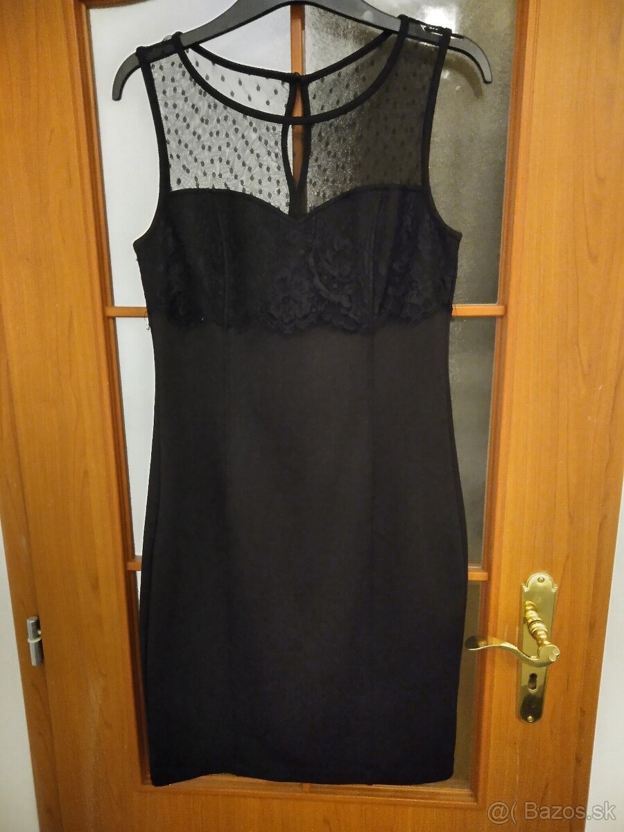 Saty cierne - spolocenske - vel 38 (S/M)