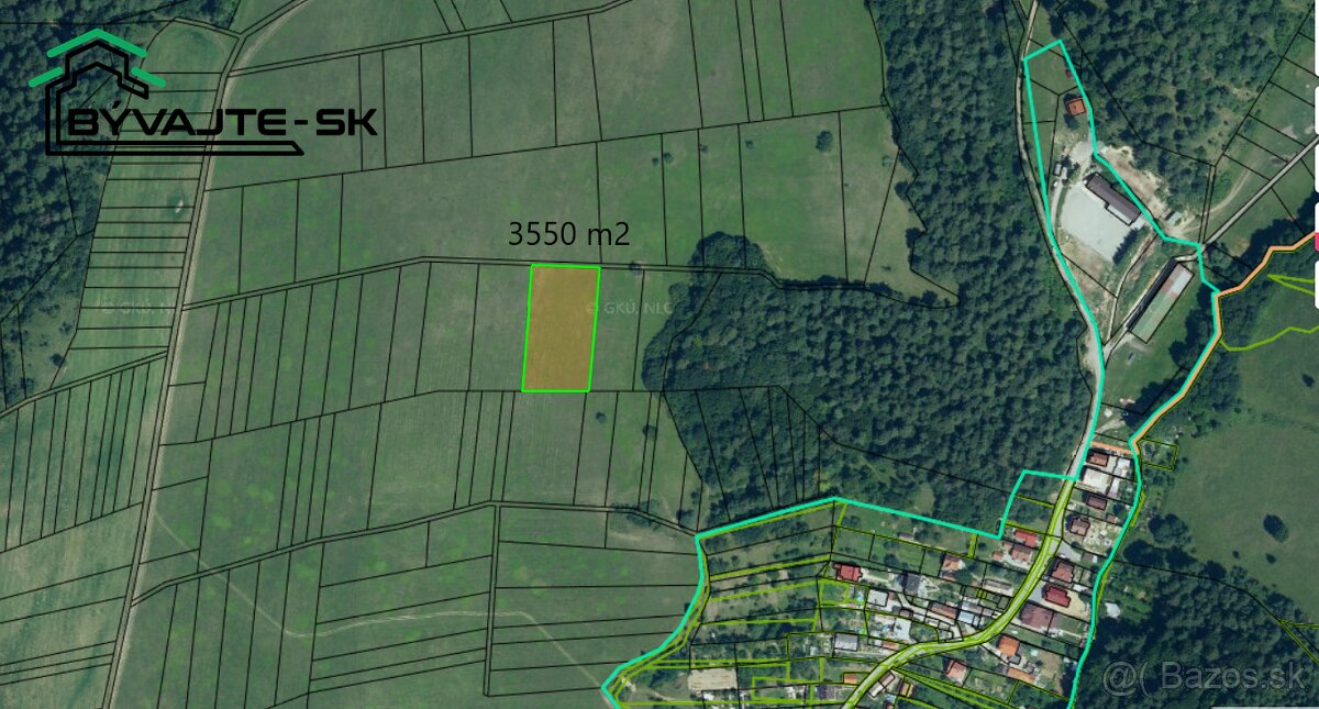 Pozemky v extraviláne obce Kocurany pri Bojniciach