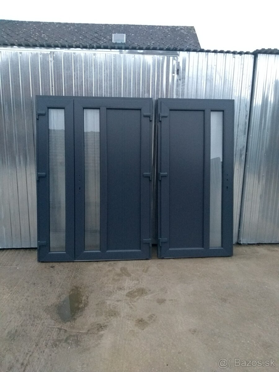 Vchodové dvere antracit/biela