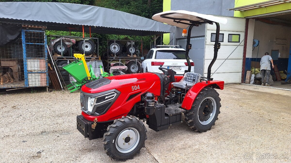 Predám Malotraktor 50hp 4x4 cena z Dph