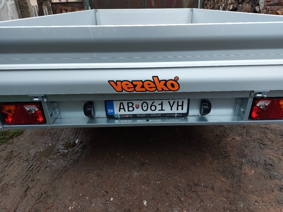 Privesny vozik nový nebrzdeny