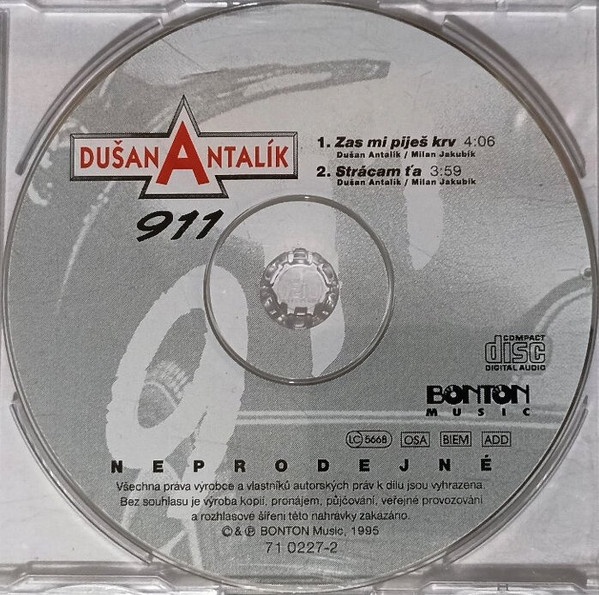 Kúpim CD singel Dušan Antalík - 911