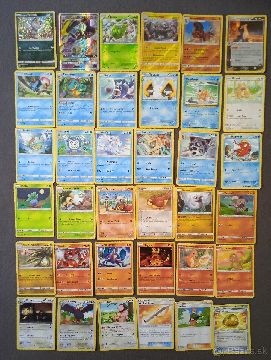 Pokémon karty s albumom