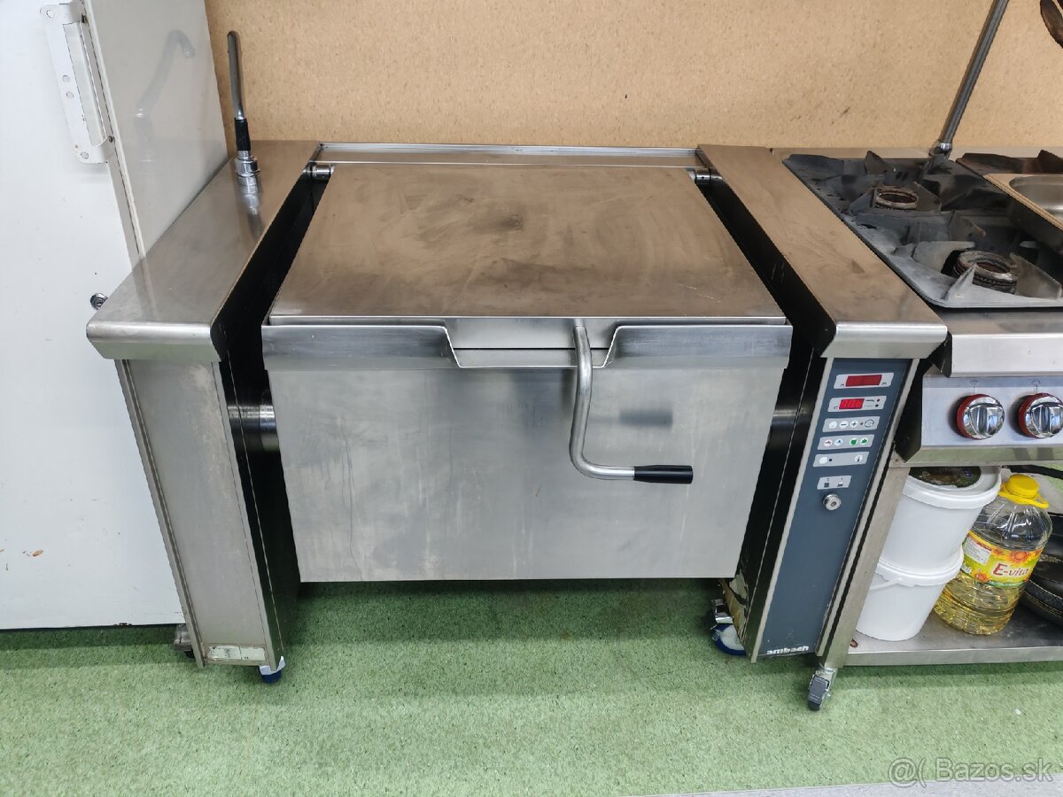 Elektrická nerezová gastro panvica 100l