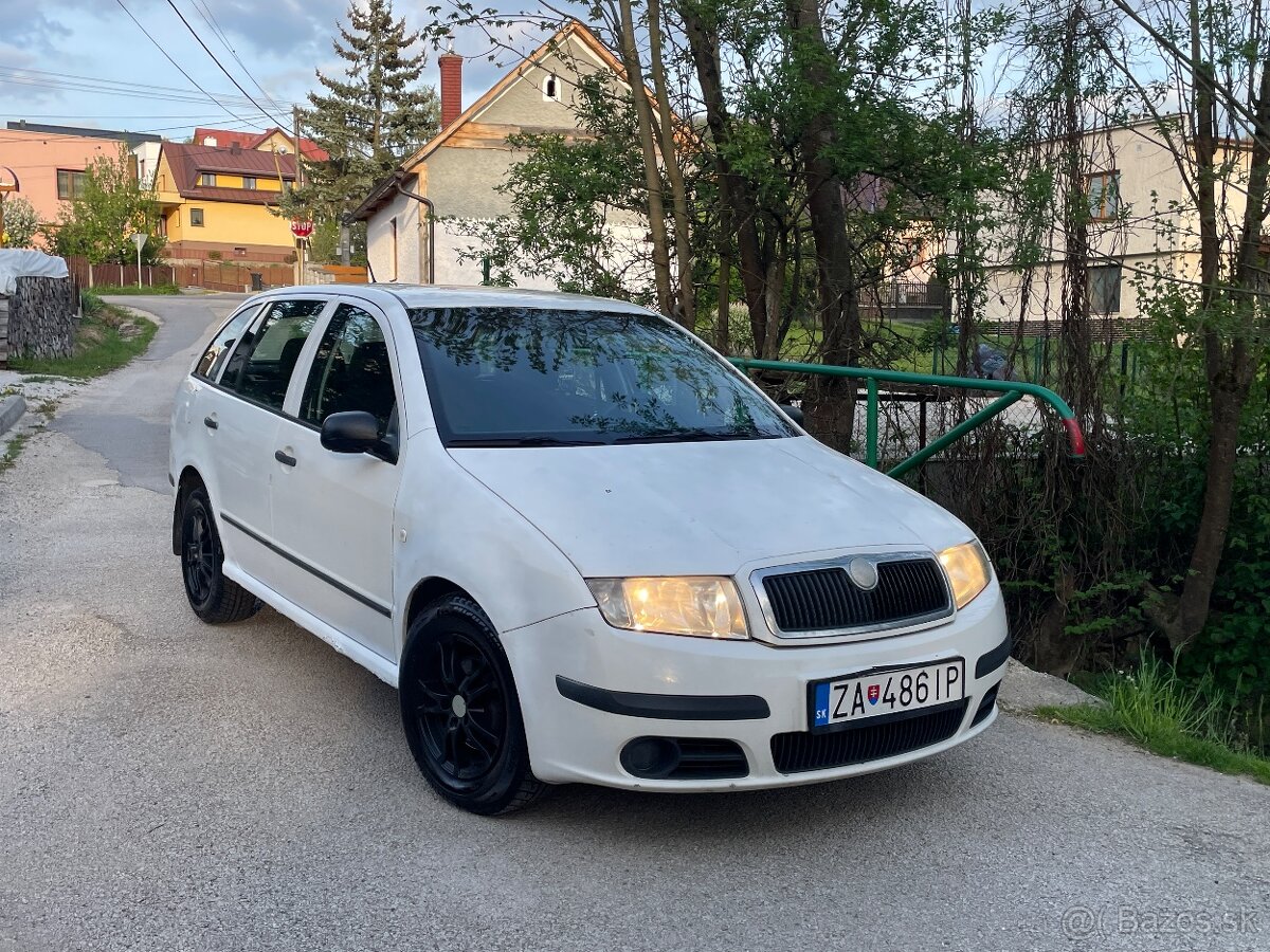 Škoda Fabia combi 1.4b klima plátna tk ek