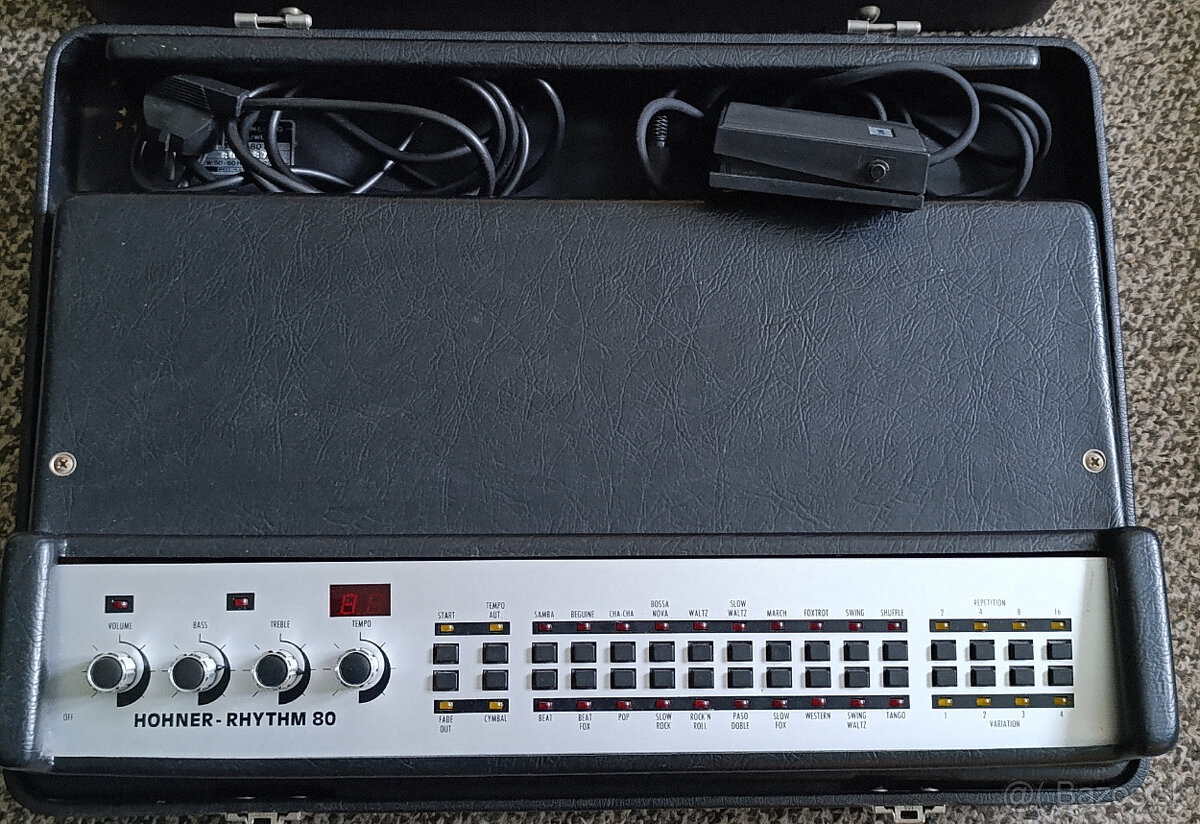 PREDÁM VZÁCNY VINTAGE BICÍ AUTOMAT HOHNER RHYTM 80 1977