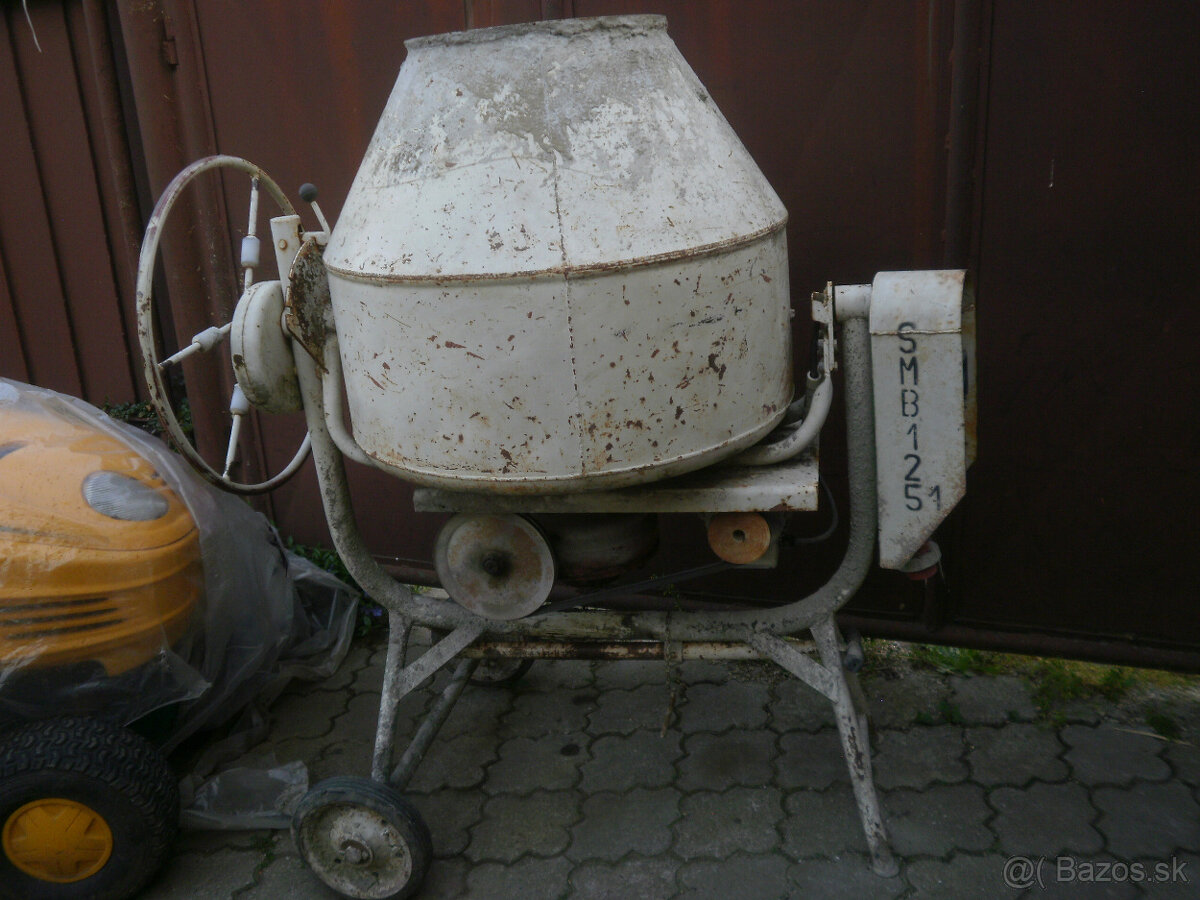 Miešačka stavebná na beton s prevodovkou