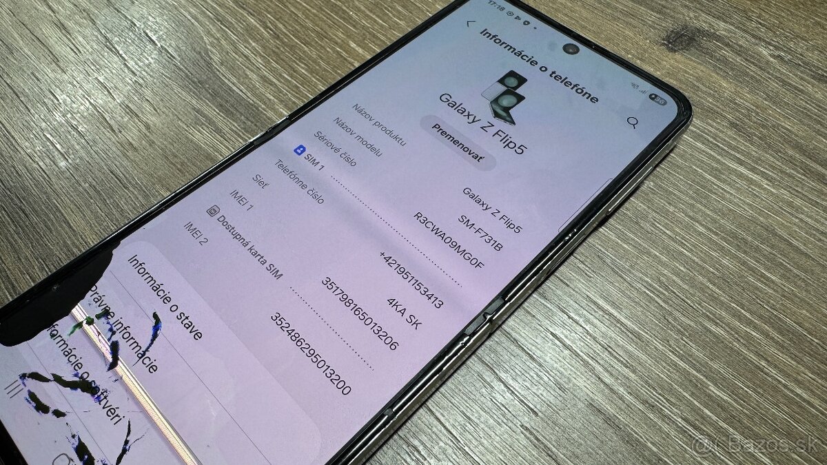 Samsung Z Flip 5 - na diely
