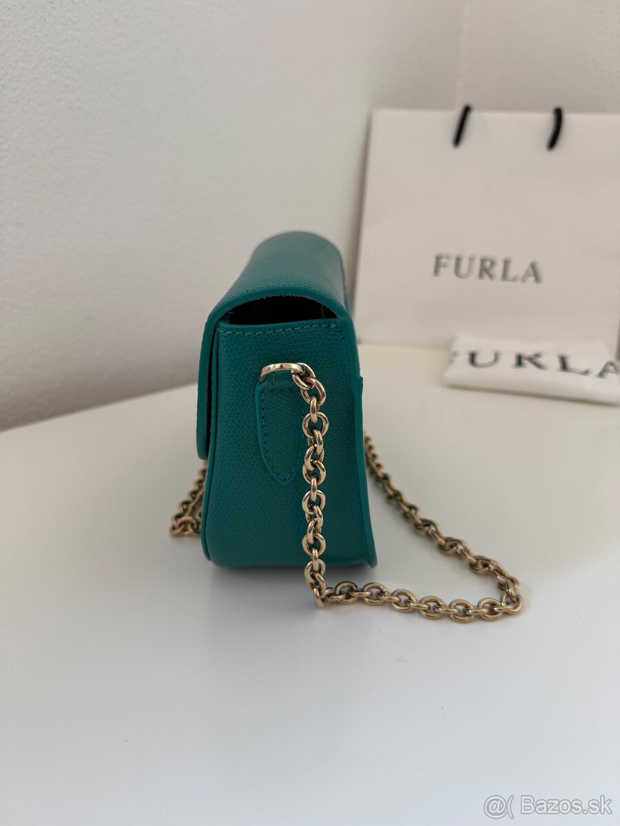 Kožená kabelka Furla