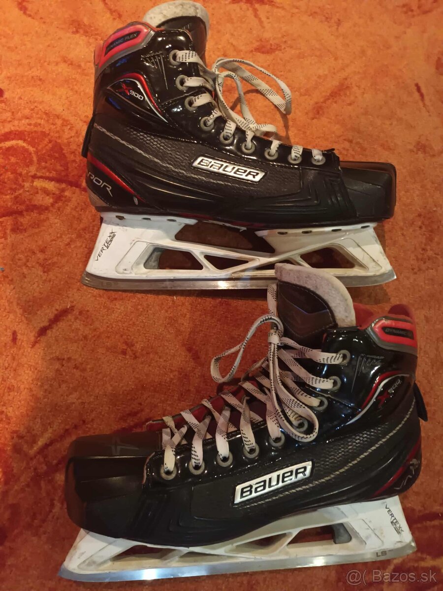 Brankárske korčule Bauer Vapor X900,vel. EUR 44,5., 9D(užší)