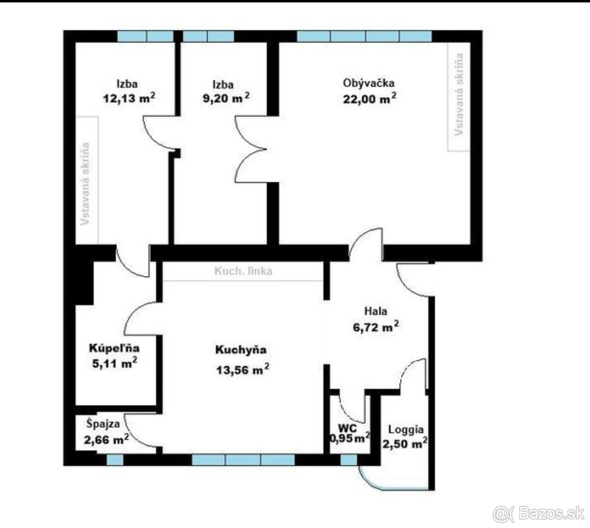 Predaj 3-izbový byt Bratislava-Rača