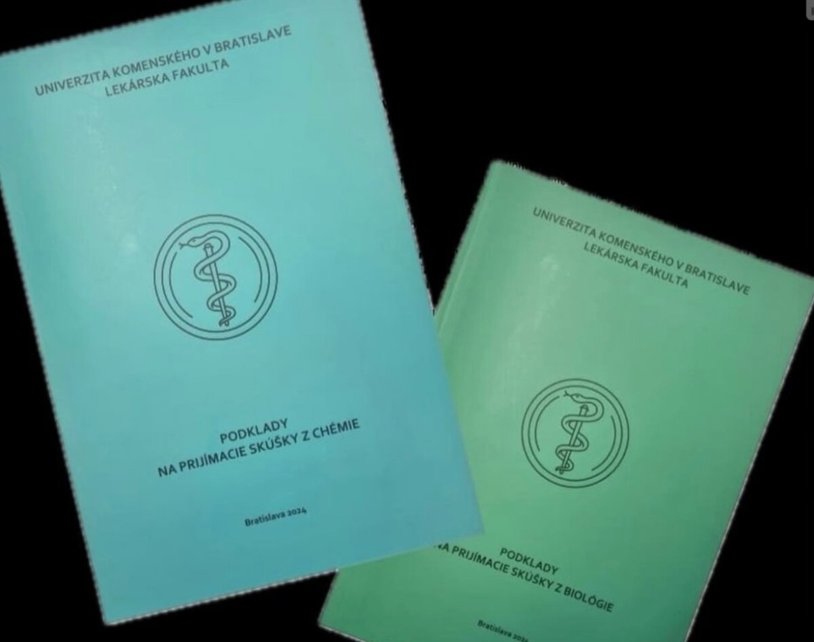 Podklady na prijímačky LF UK Bratislava 2026