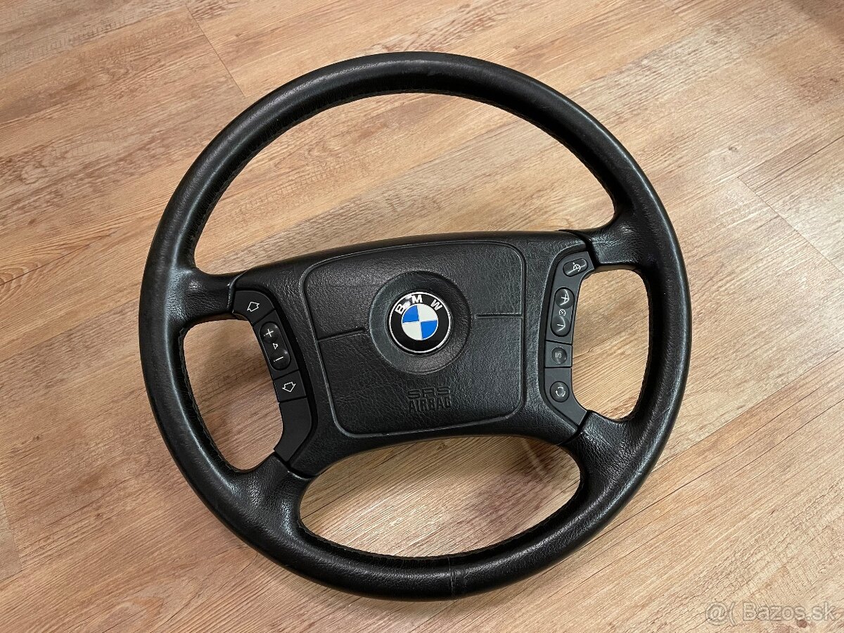 Originální kožený mulfifunkční volant BMW e39 e38 e46