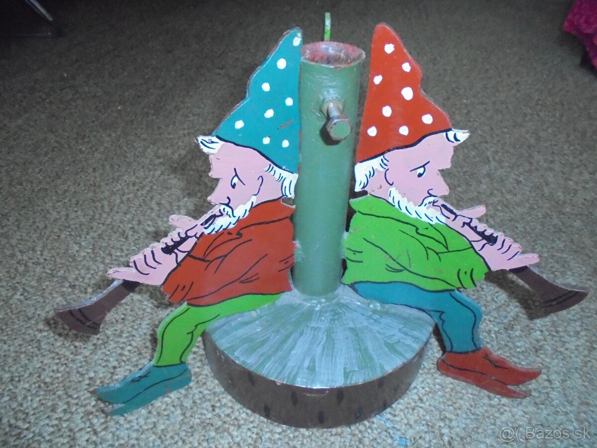 RETRO kovový stojan na stromček