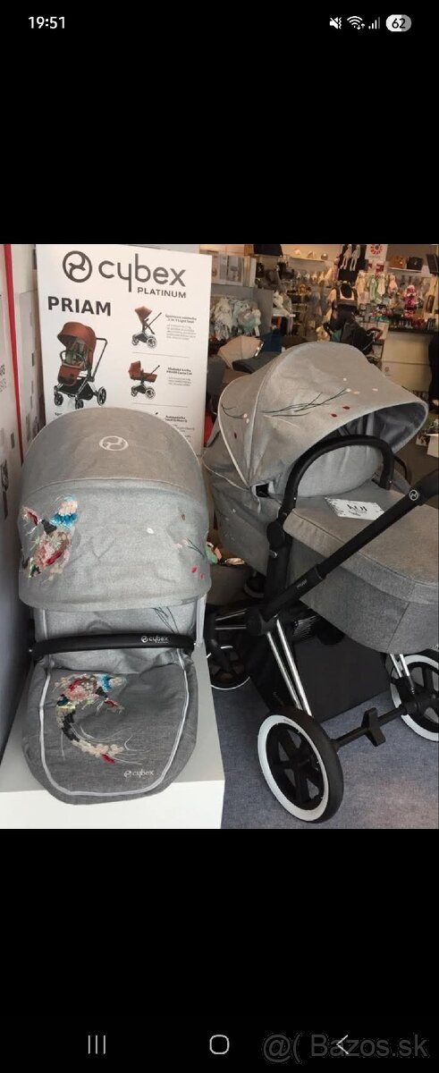 Športový kočík cybex priam platinum koi