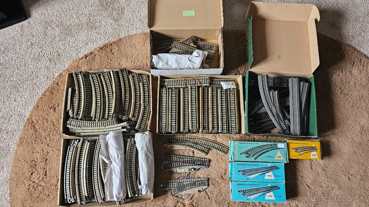 Kolajnicky Marklin H0 + 2ks lokomotiva Marklin