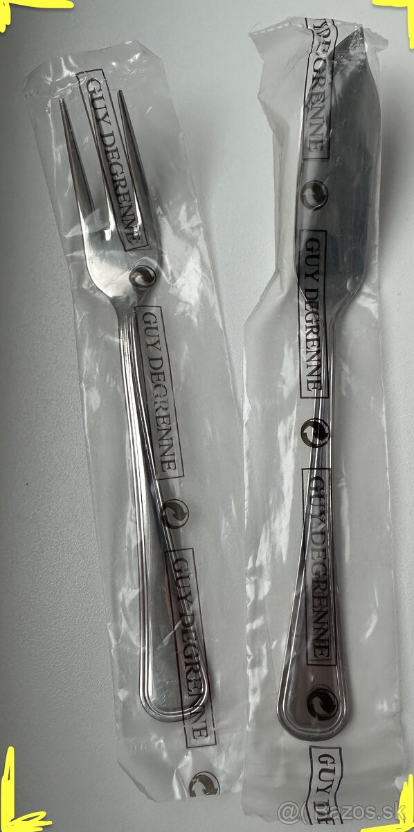 "NOVÉ"Guy Degrenne nôž na ryby a vidlička