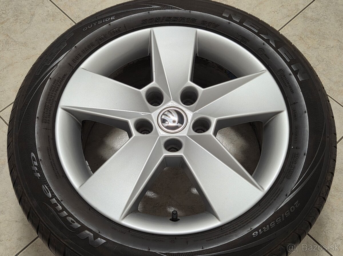 "16" Škoda (5x112), pneu