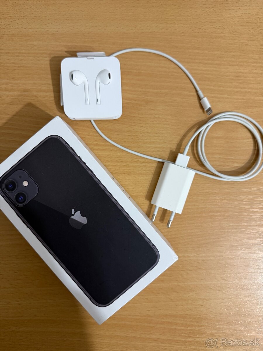 Iphone 11 128GB +nabíjačka, sluchadlá