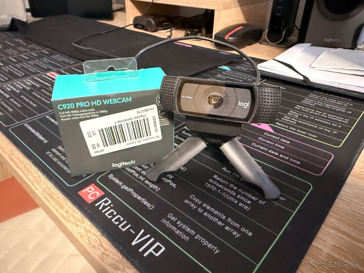 Predám webkameru Logitech C920 HD Pro