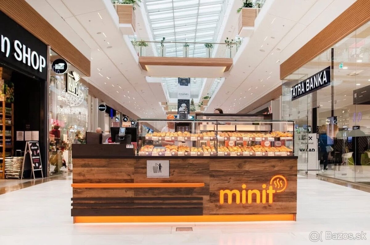 Odstúpim Kiosk MINIT pekárnička – OC Aupark Bratislava