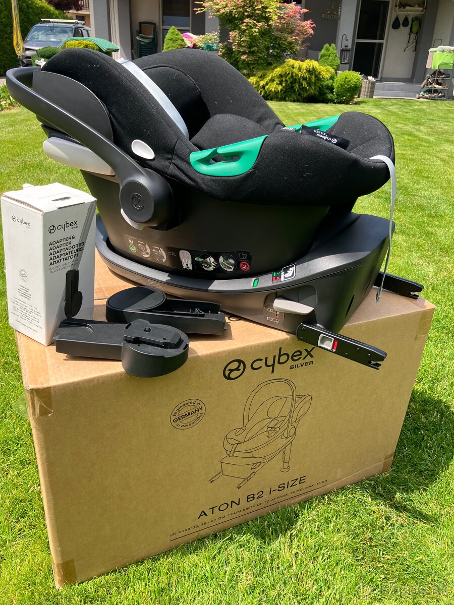 CYBEX Aton B2 i-SIZE + isofix Base ONE + Adaptéry na kočiar
