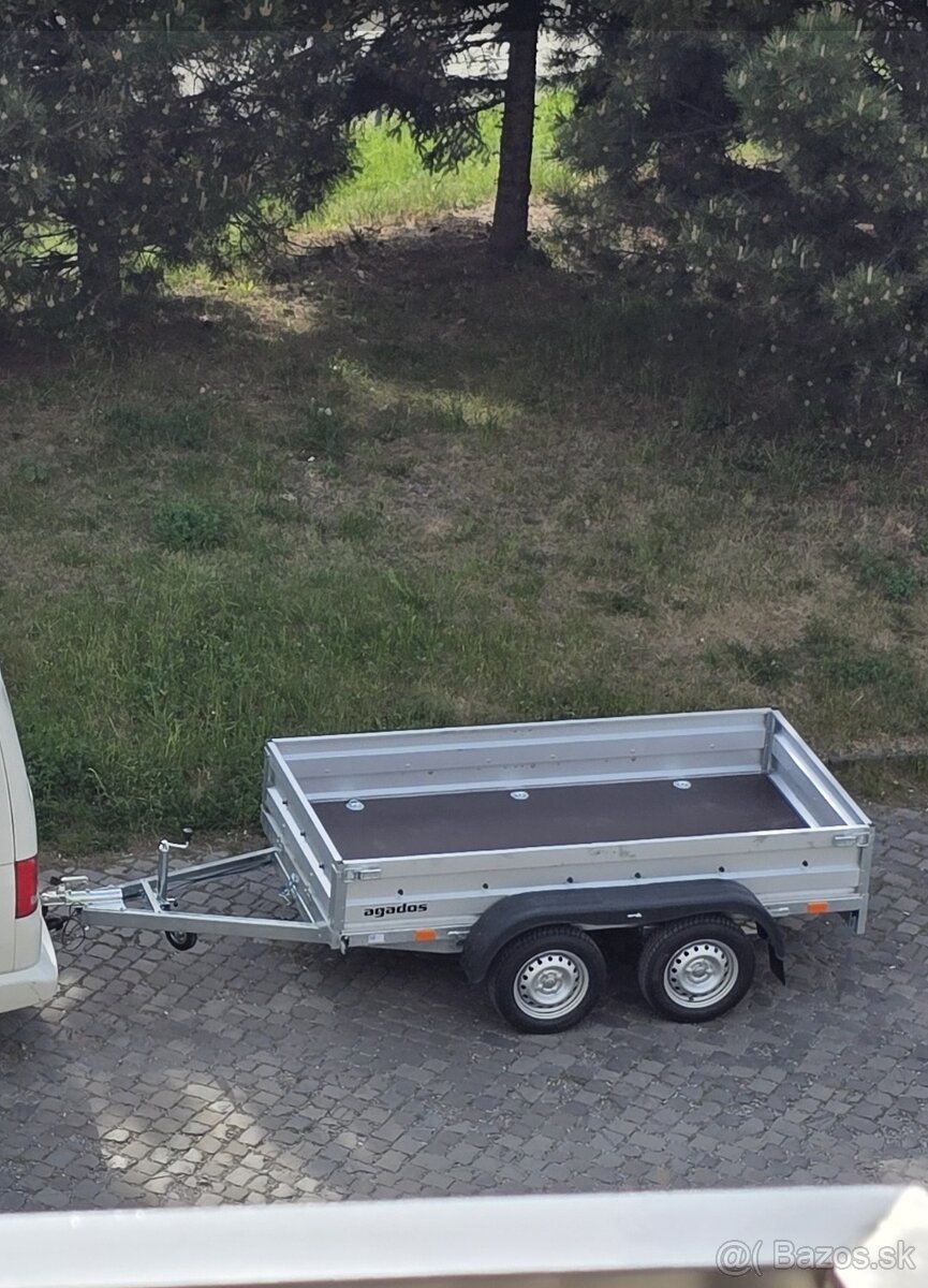 Prenajmem prívesný vozik 750kg (1.5t) - 25e/deň