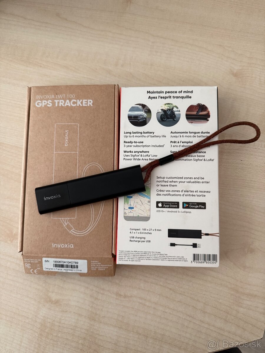 GPS lokátor Invoxia GPS Tracker