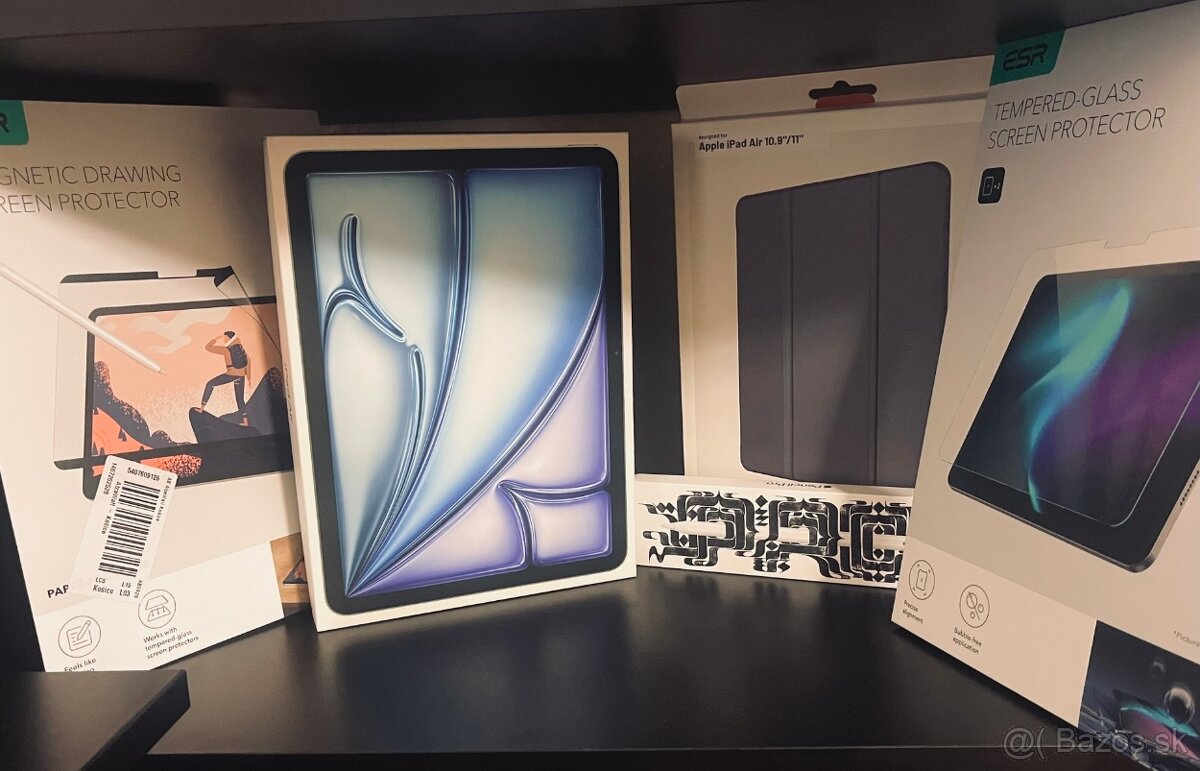 Apple iPad Air 11" M2 Wi-Fi 256GB - modrý + Apple Pencil Pr