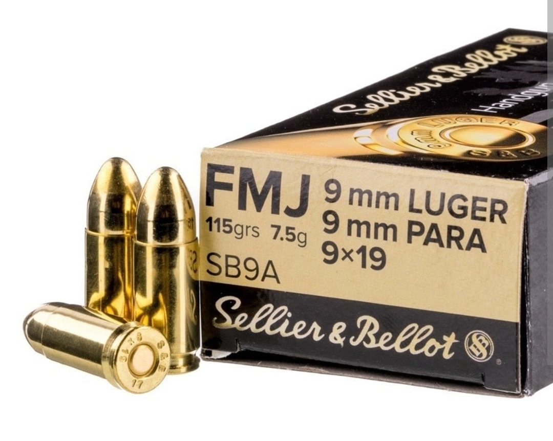 9x19 sellier bellot 115gr