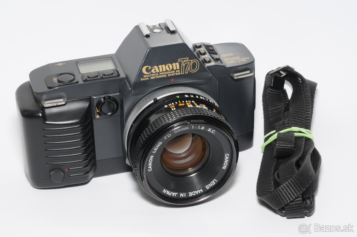 Canon T70, canon FD 1,8/50mm - TOP stav