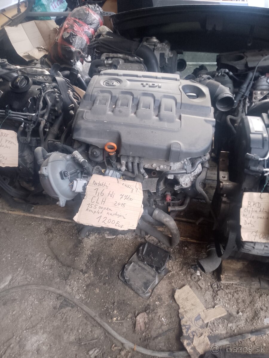 Motor 1,6 TDI 77 kw CLH comonreal