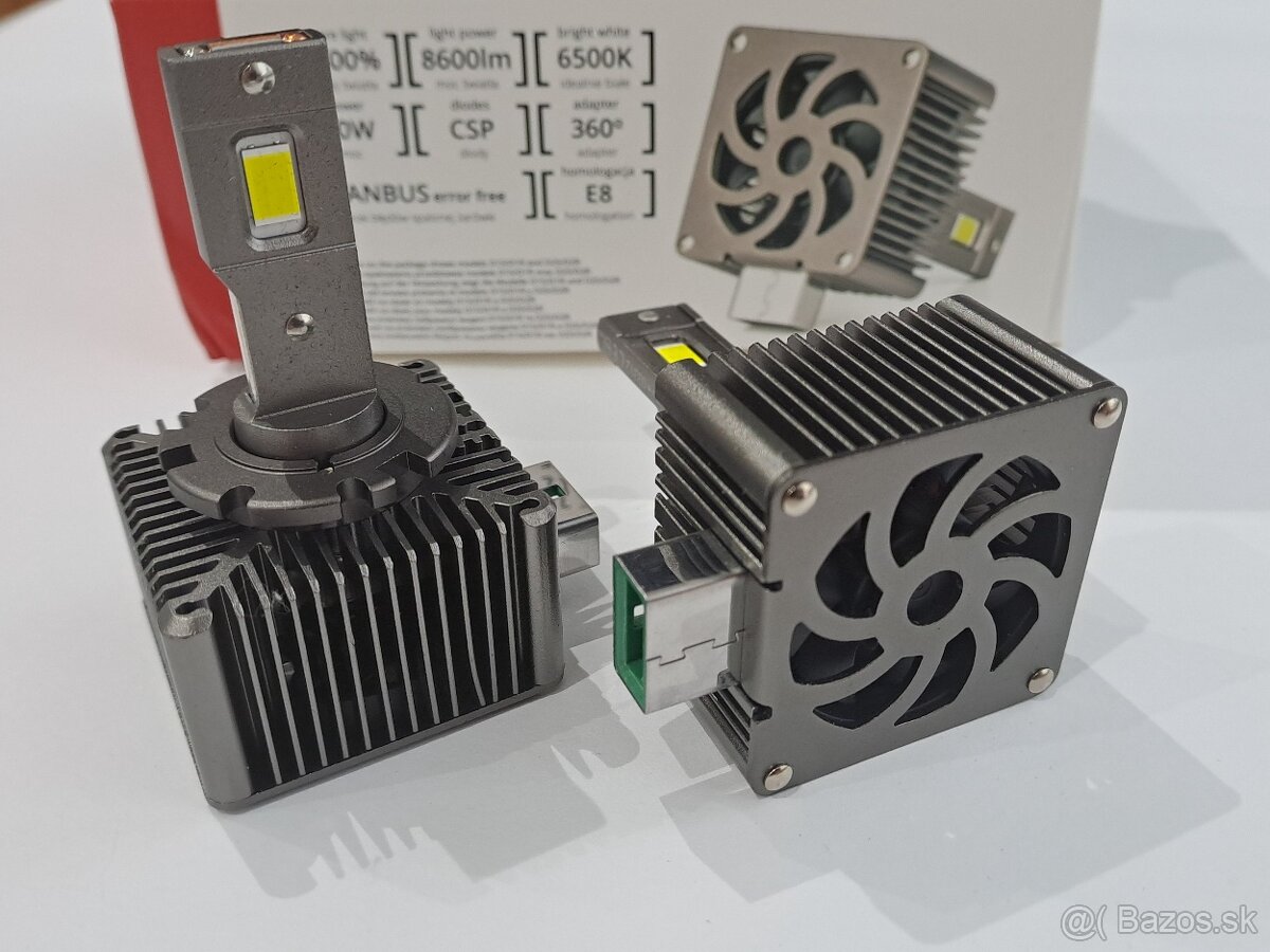 Led žiarovky D3S - 70W - canbus - 8600 Lm