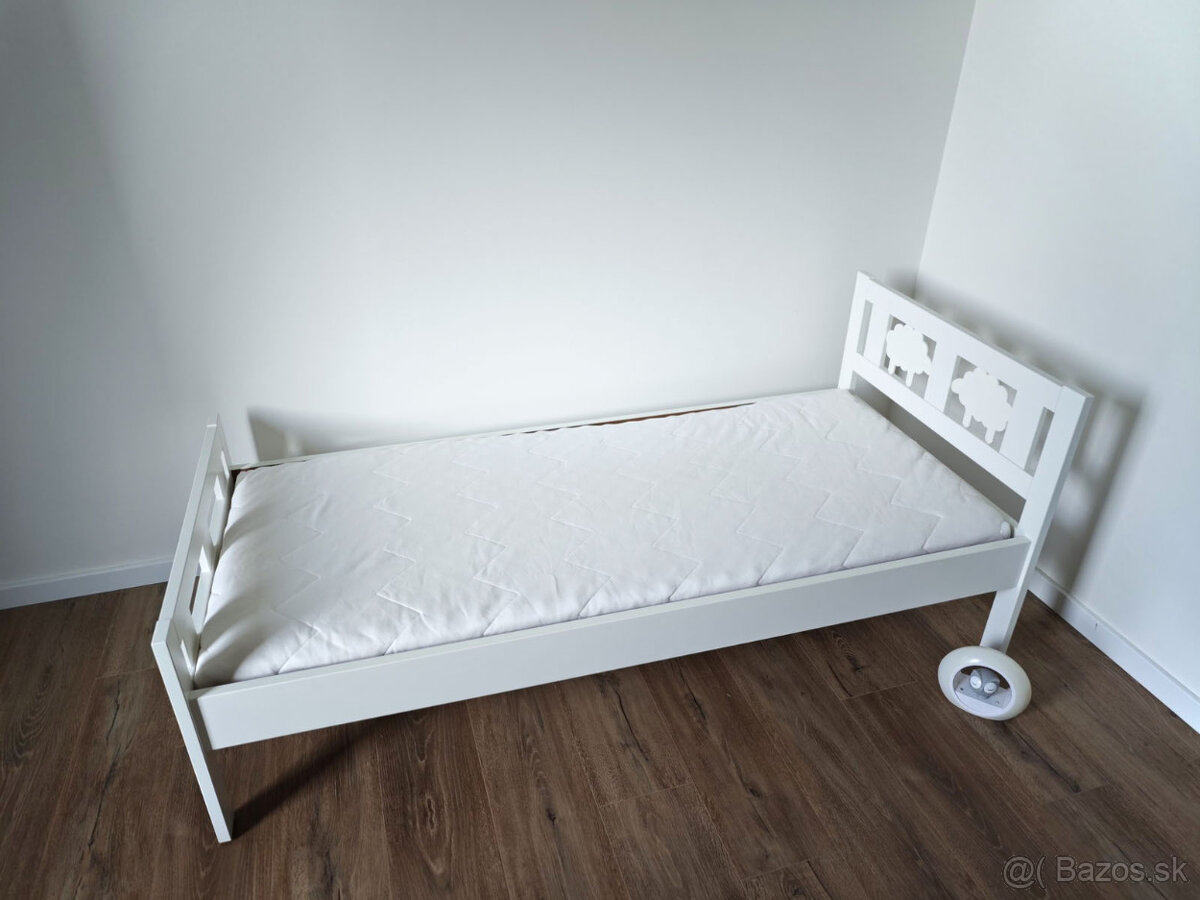 Detská postel IKEA Kritter s matracom UNDERLIG