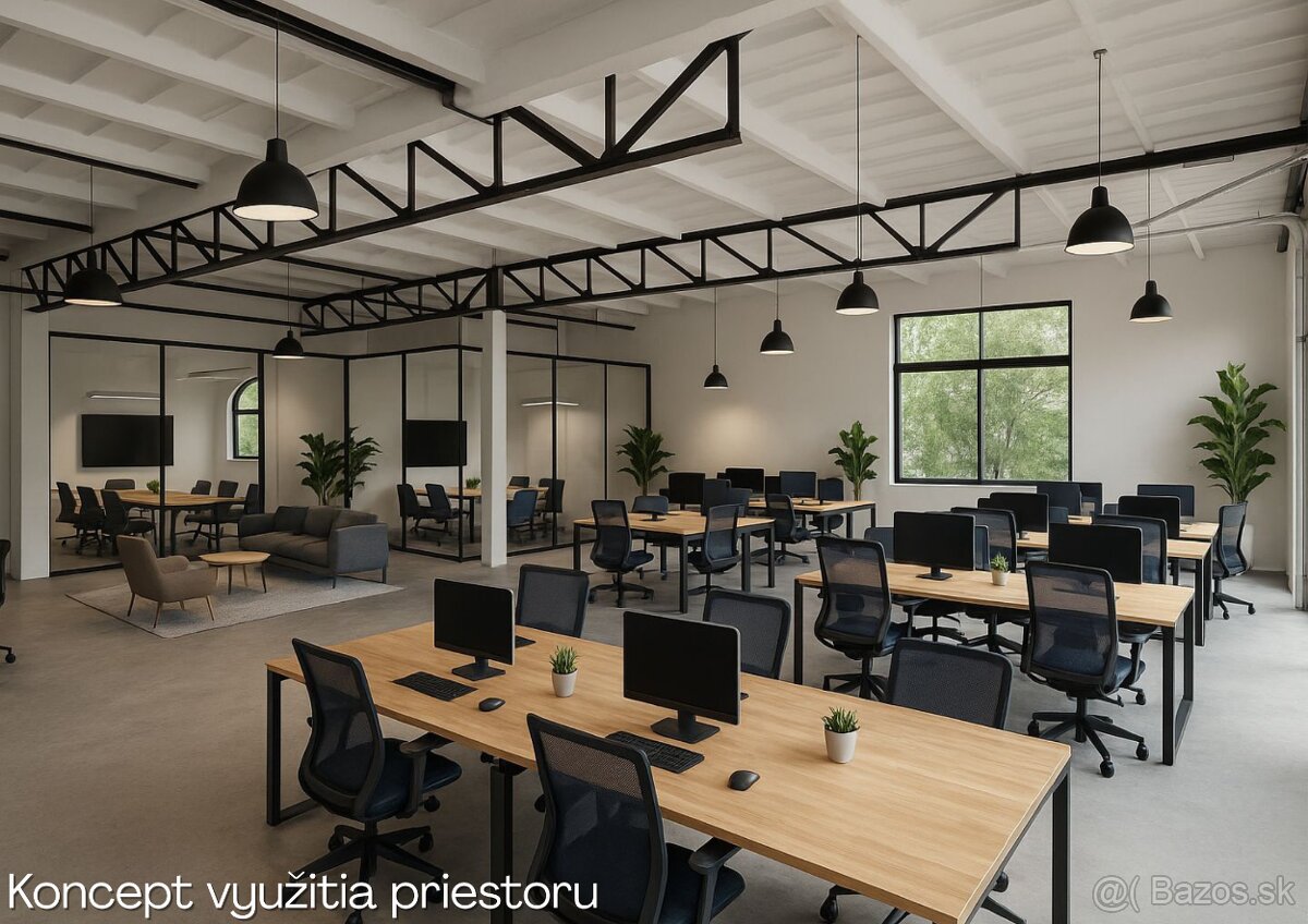 Exkluzívny Open office/Fitness priestor (450 m²)