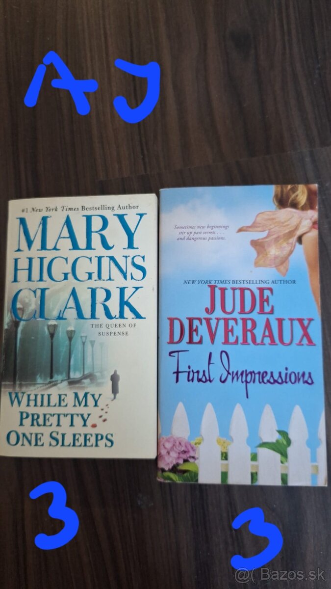 Anglické knihy-romány TOP stav-NOVÉ