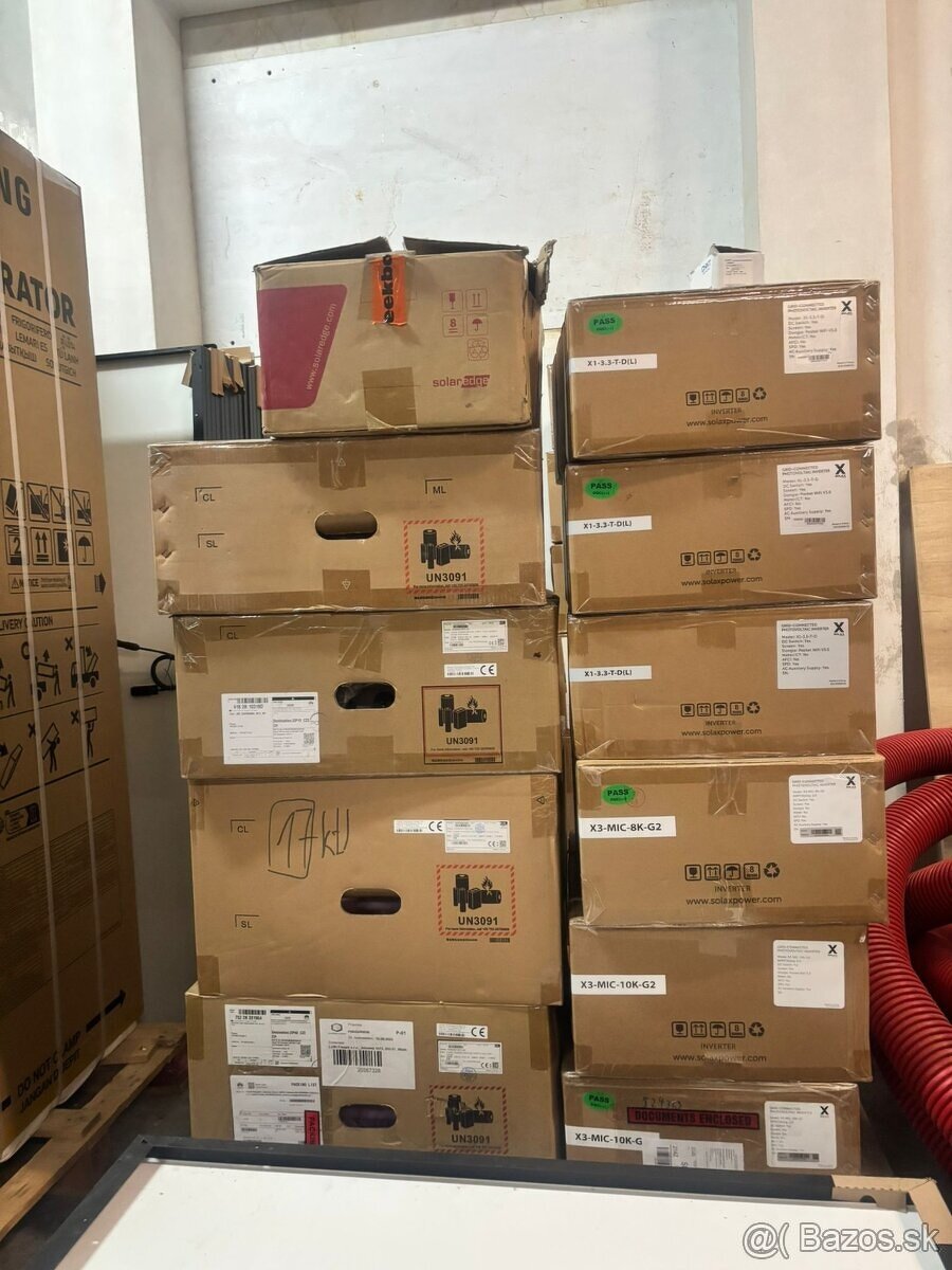 Striedače Huawei, Solax Power, Solar Edge