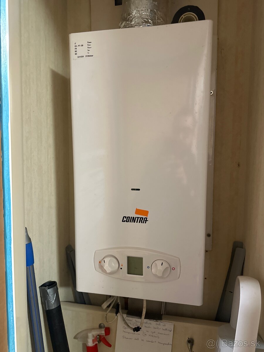 Prietokovy plynový ohrievač vody