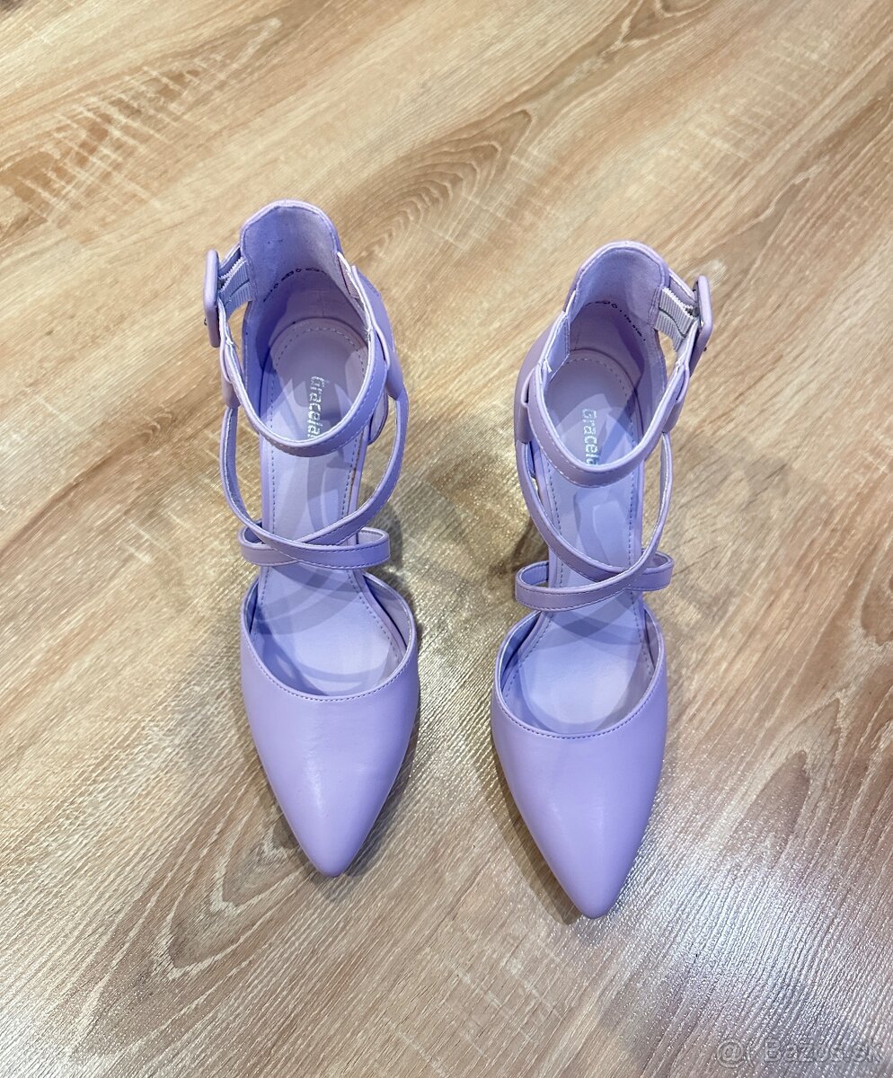 Dámske fialové lodičky