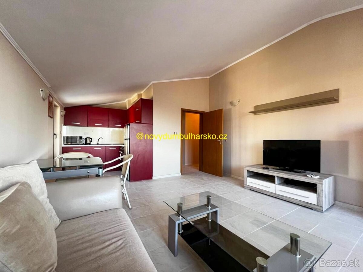 Apartmán 2+kk v Chateau Nesebar, Sveti Vlas, Bulharsko, 79m2