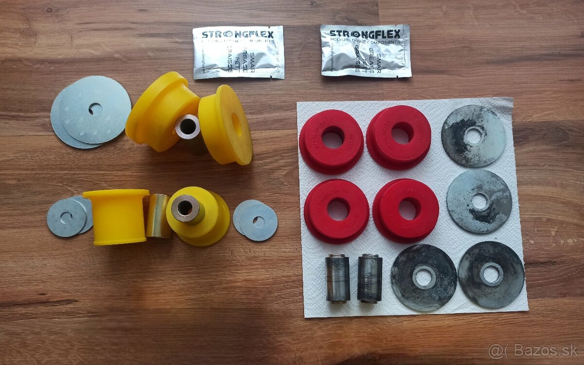 BMW e46 - sada polyuretánových silentblokov
