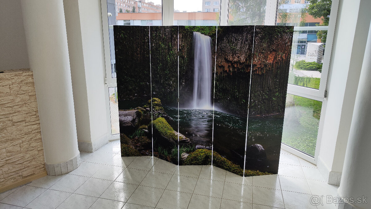Paraván Vodopád, 5 dielny, 210x170cm