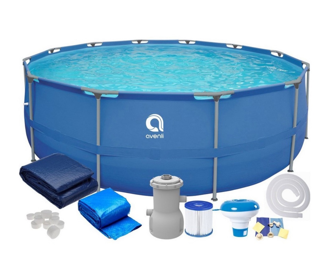 Bazen s filtráciou ešte zabalený 366x76cm