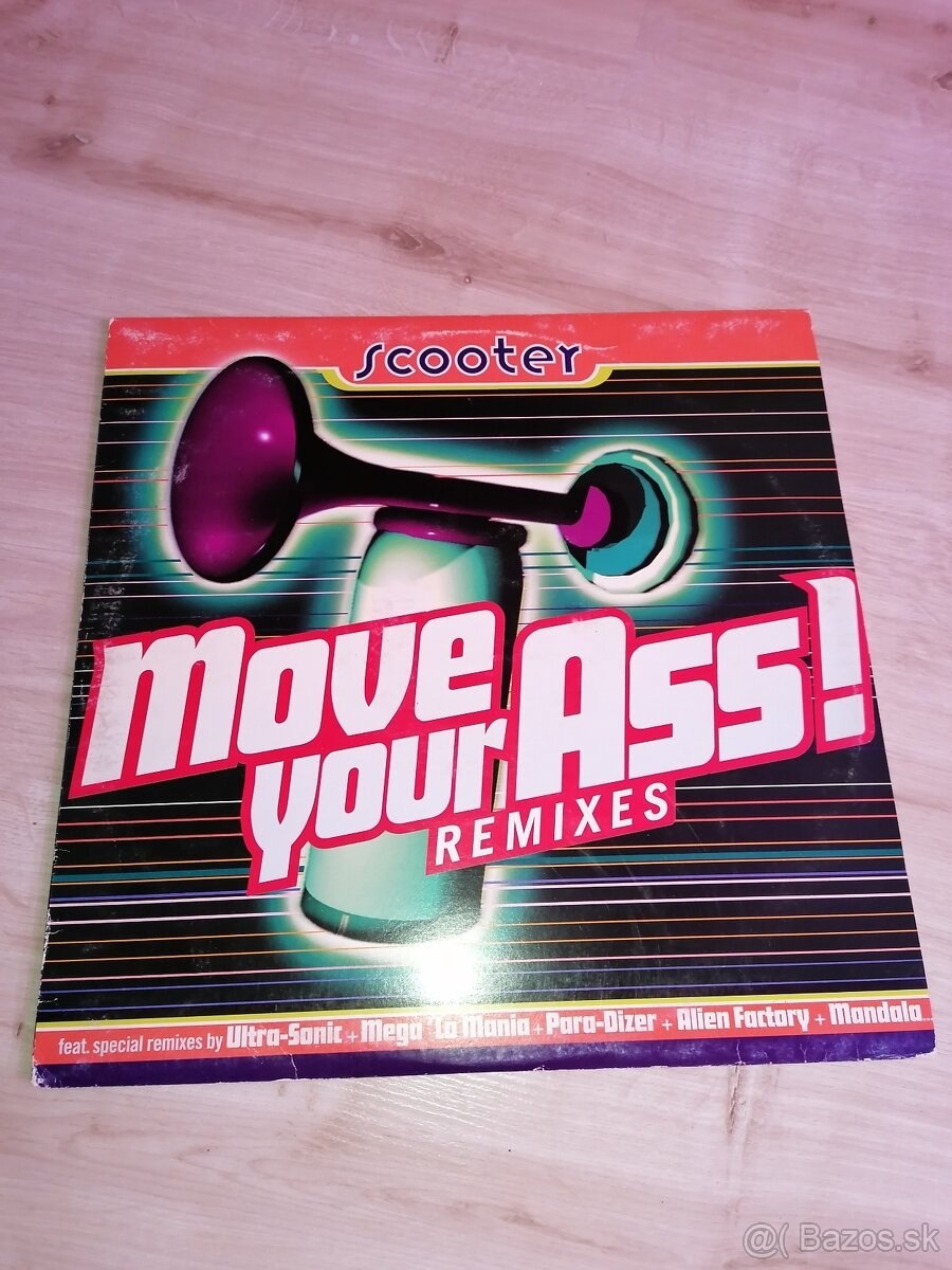Scooter - Move Your Ass Remixes 2LP vinyl