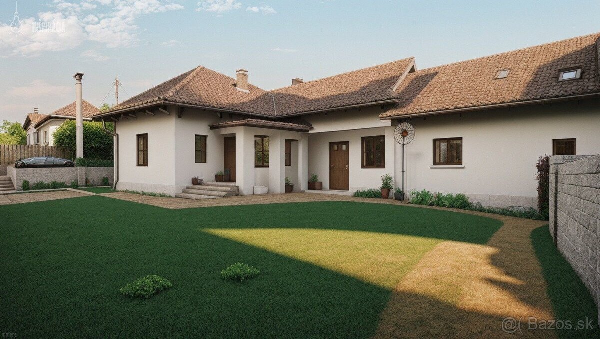 Starší rodinný dom s väčším pozemkom, 1608 m2, Záhradné
