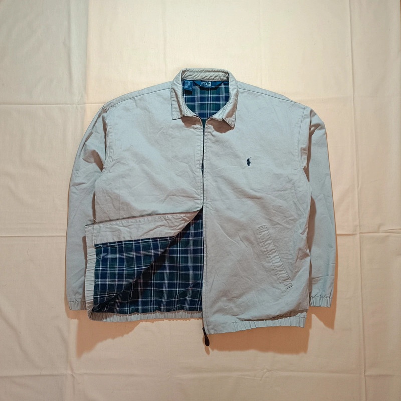 Vintage 90s Polo Ralph Lauren béžová harrington bunda L