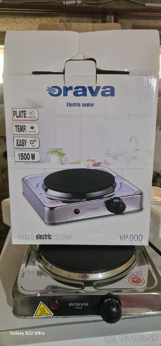 Elektrická jedno platnička Orava