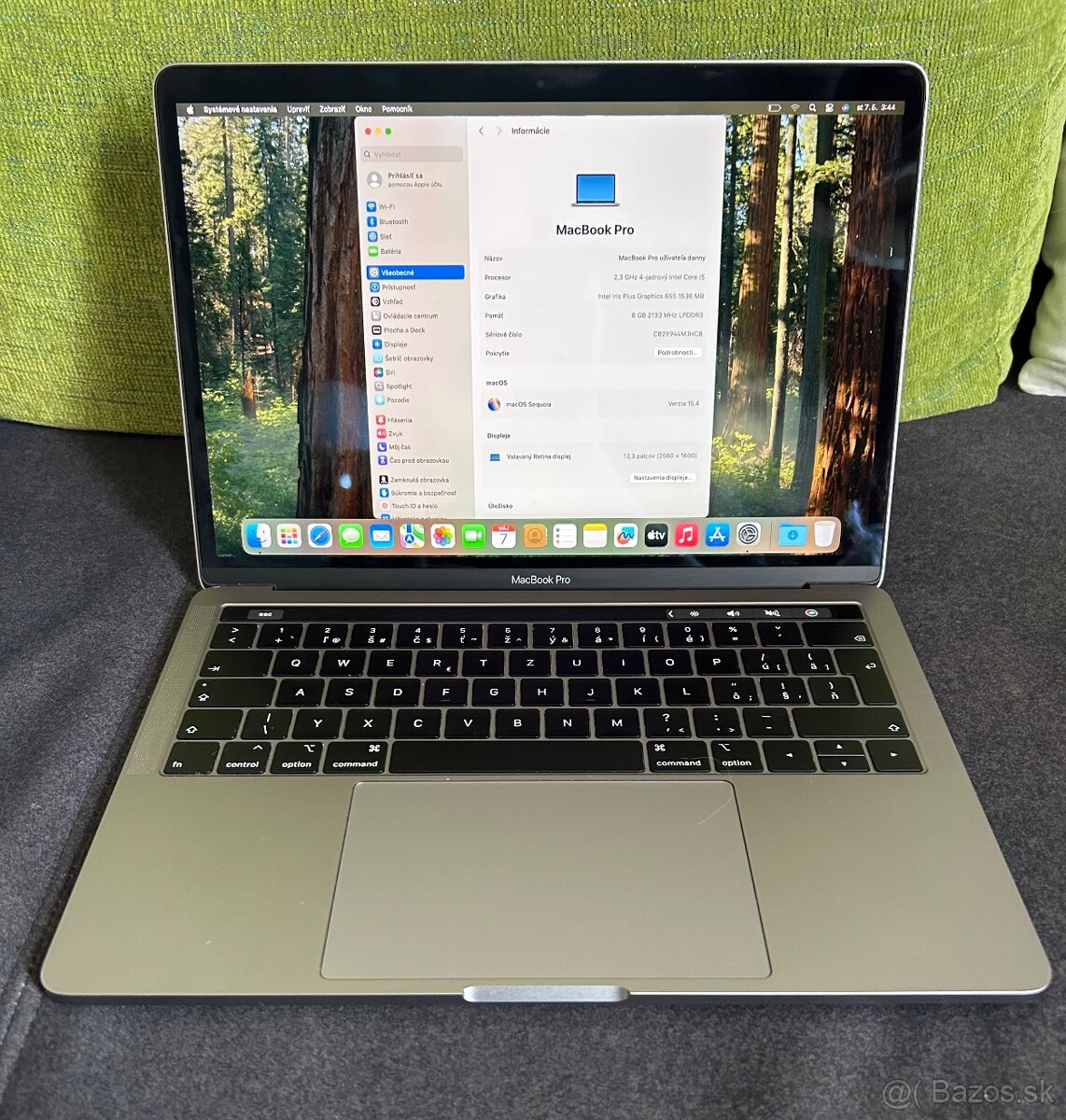 MacBook Pro 13”, 2018, Four Thunderbolt 3 Ports